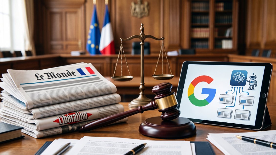 Periódicos franceses demandan a Google por resúmenes hechos con IA