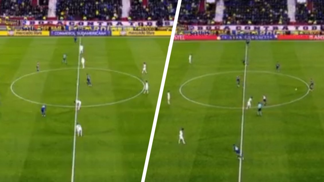 El grosero error de Piero Maza: Boca sacó desde el medio en los dos tiempos ante Recoleta