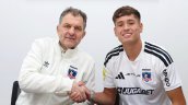 Iván Román firmó su contrato como nuevo refuerzo de Colo Colo