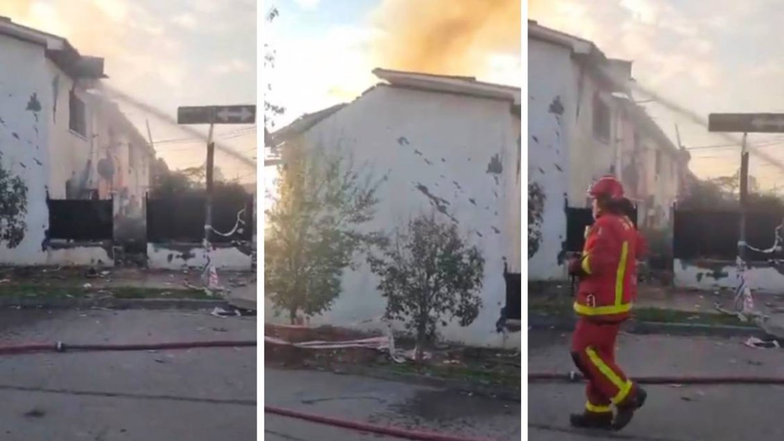 Al menos cinco heridos por explosión e incendio en casa de Independencia