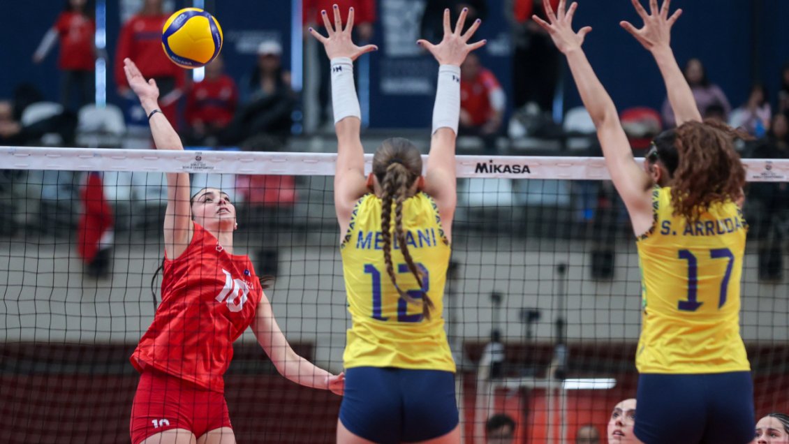 Chile sucumbió ante Brasil en el Mundial de Vóleibol Femenino sub 17