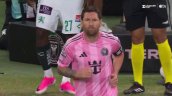 Messi regresó a las canchas con Inter Miami tras la muerte de su padre y recibió emocionante ovación