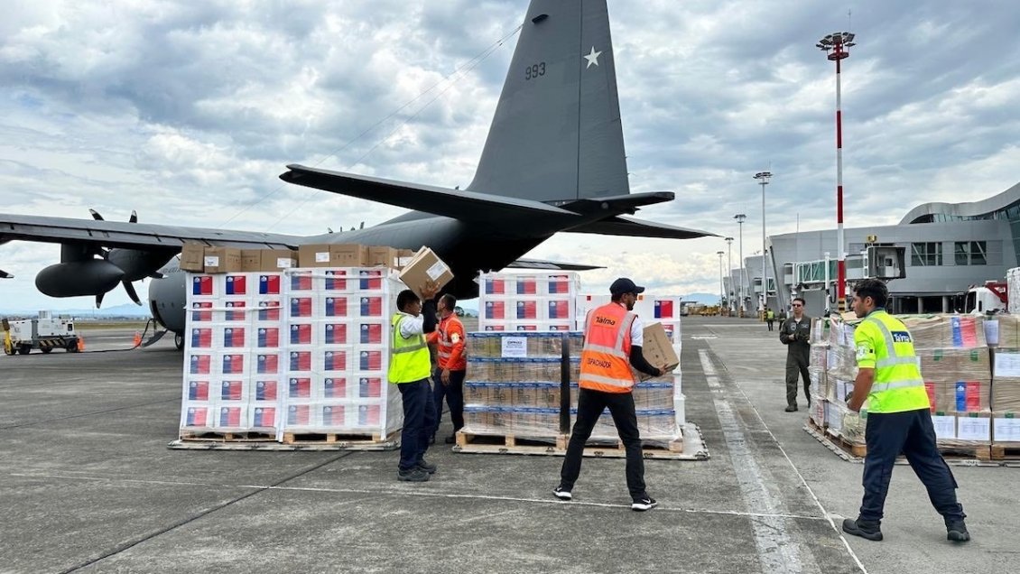 Chile envió ayuda humanitaria a Colombia tras el terremoto de 7,4