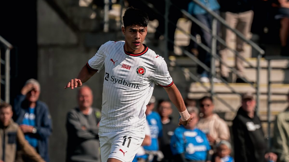 Osorio fue titular en el empate de Midtjylland ante el recién ascendido Lyngby