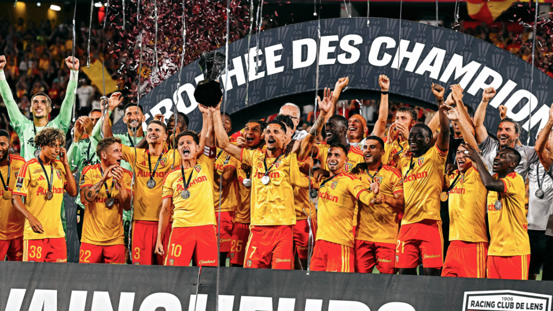 RC Lens batió a París Saint-Germain y se quedó con la Supercopa de Francia