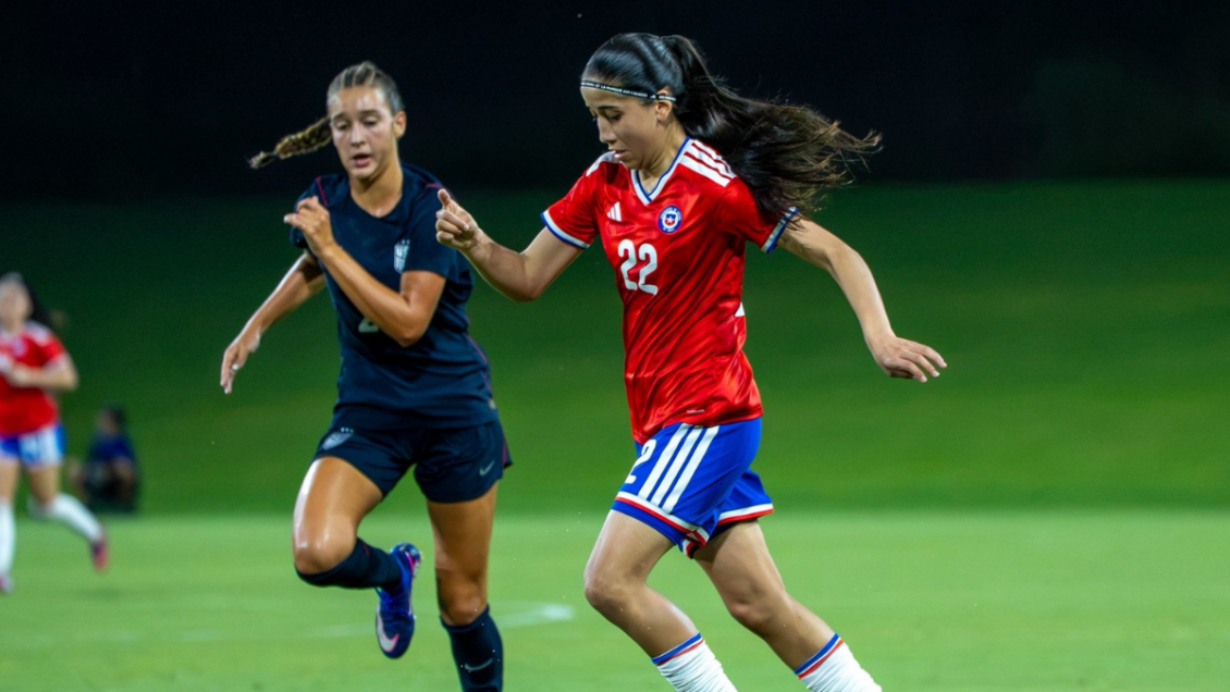 La Roja femenina sub 17 cayó ante Estados Unidos en su segundo amistoso por Atlanta