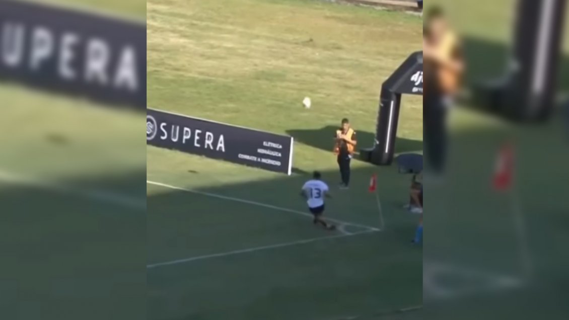 [VIDEO] ¿El peor de la historia? El horrible córner en el fútbol de Brasil que se hizo viral
