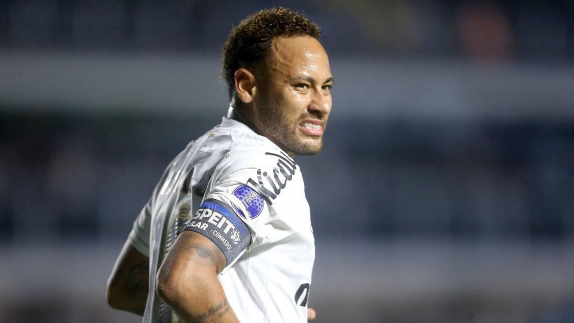 Copa Sudamericana: Neymar recibió una advertencia de la Conmebol