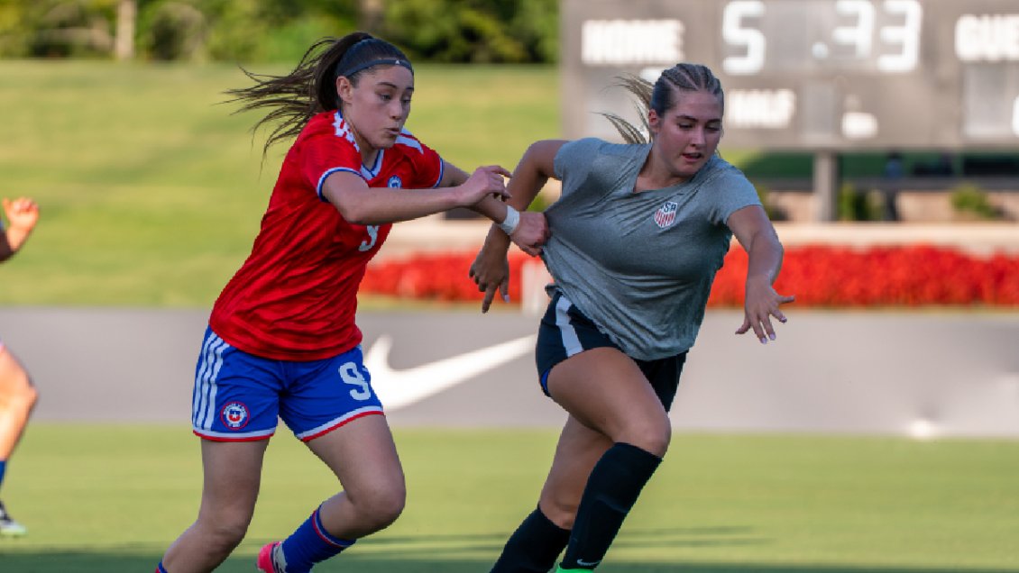 La Roja femenina sub 17 cerró su gira por Estados Unidos con igualdad ante equipo local