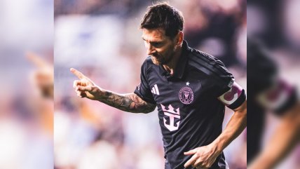   Lionel Messi anotó un golazo en el empate de Inter Miami ante Philadelphia Union 