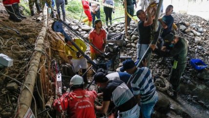 Al menos 13 muertos y siete heridos por derrumbe en una mina de oro en Colombia