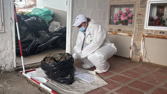 Colombian earthquake exposes possible remains of guerrilla victims