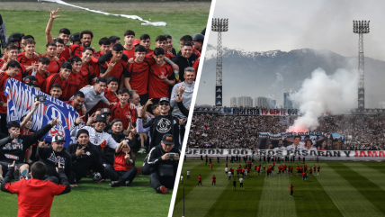   Con barristas en la cancha y lienzos robados de la U: El arengazo de Colo Colo en el Monumental 