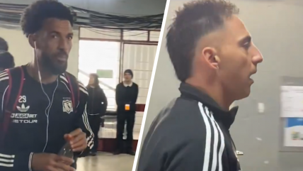[VIDEO] Vozinha al frente y gritos contra Javier Correa: La llegada de Colo Colo para el Superclásico