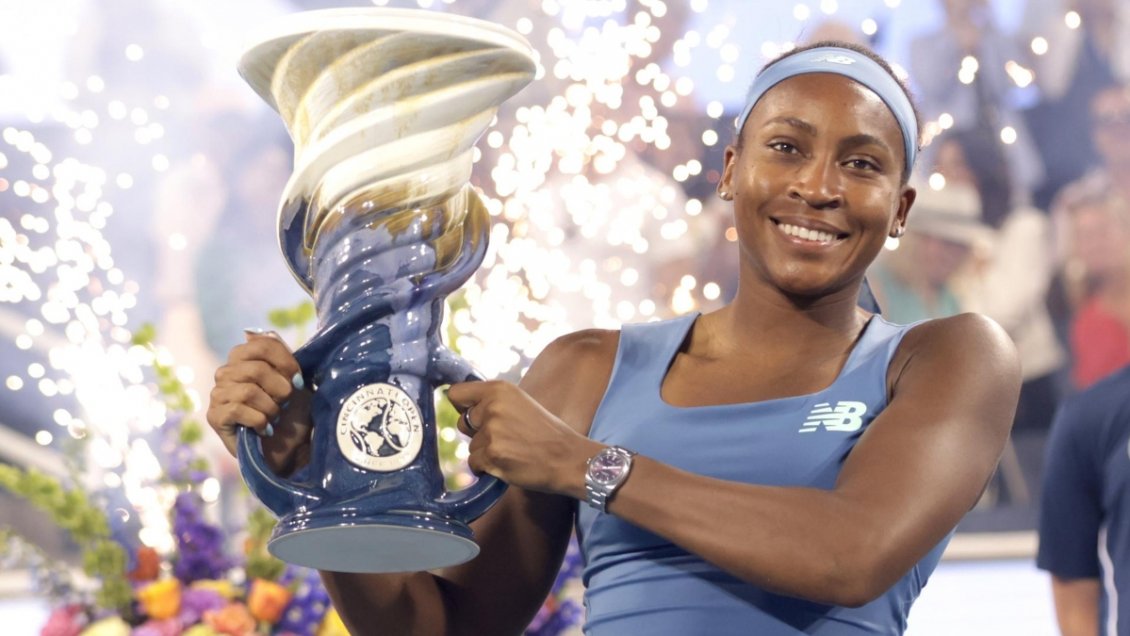 Coco Gauff alzó su segundo trofeo en Cincinnati