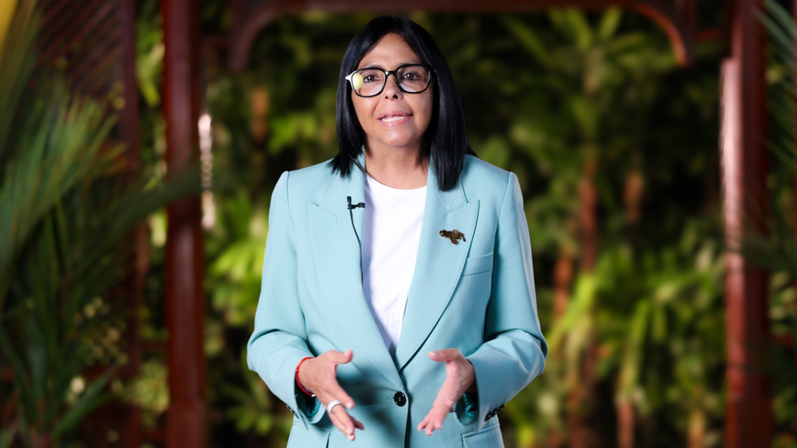 Delcy Rodríguez dice que 1.046 venezolanos han sido liberados desde enero