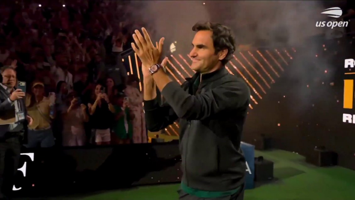 [VIDEO] La enorme ovación a Roger Federer en su retorno al US Open