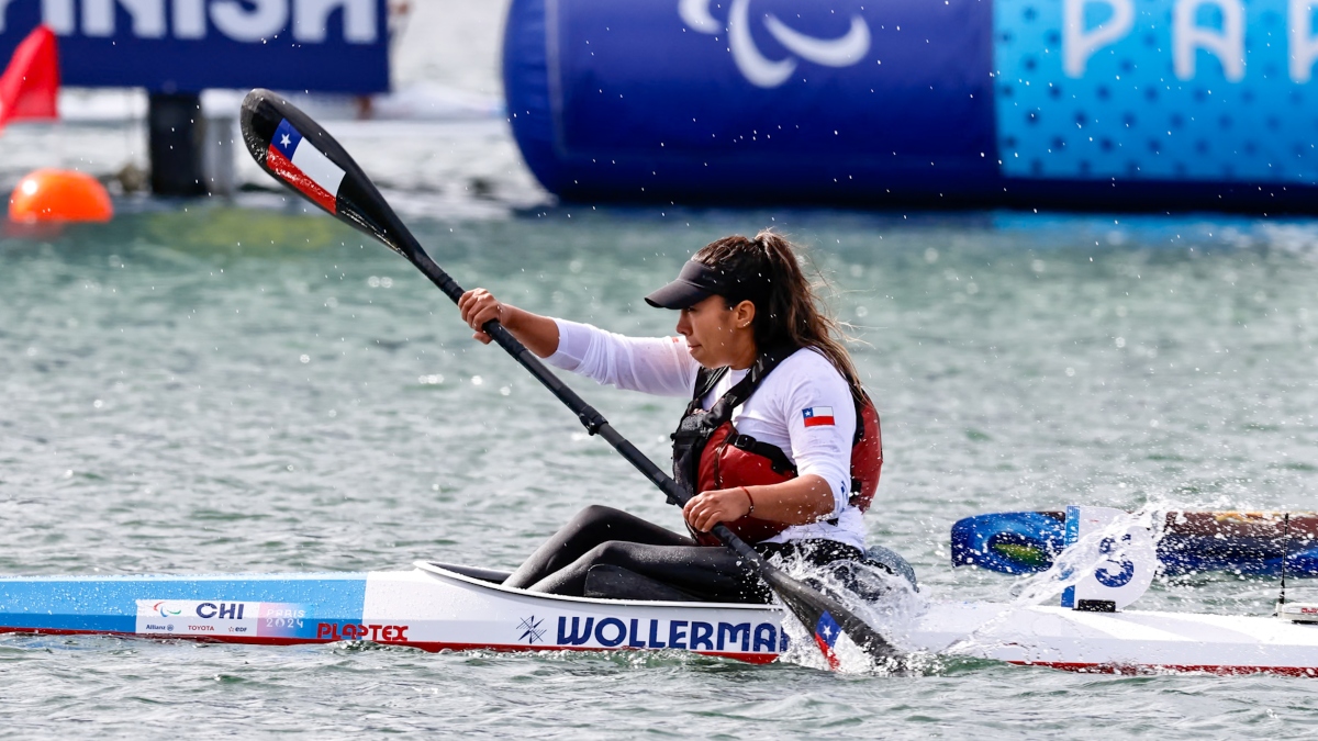 Katherinne Wollermann avanzó a la Final del Mundial de Para Canotaje y va por el tricampeonato