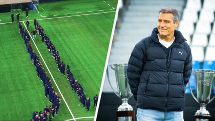 Con pasillo de honor y sus títulos: Buljubasich recibió emotivo homenaje de despedida en la UC
