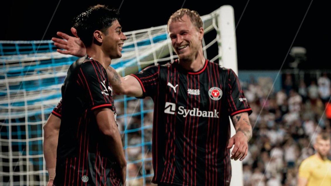 Con Osorio como figura: Midtjylland clasificó a la fase de liga de la Conference League