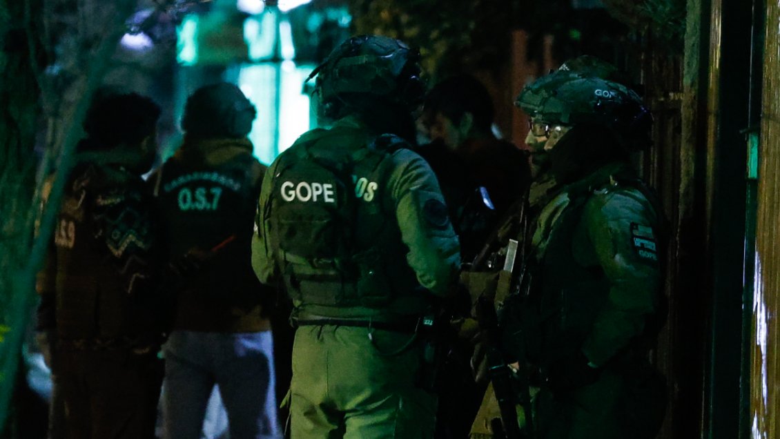 Renca: Carabineros realiza diligencias por el crimen del cabo Alejandro Ortiz