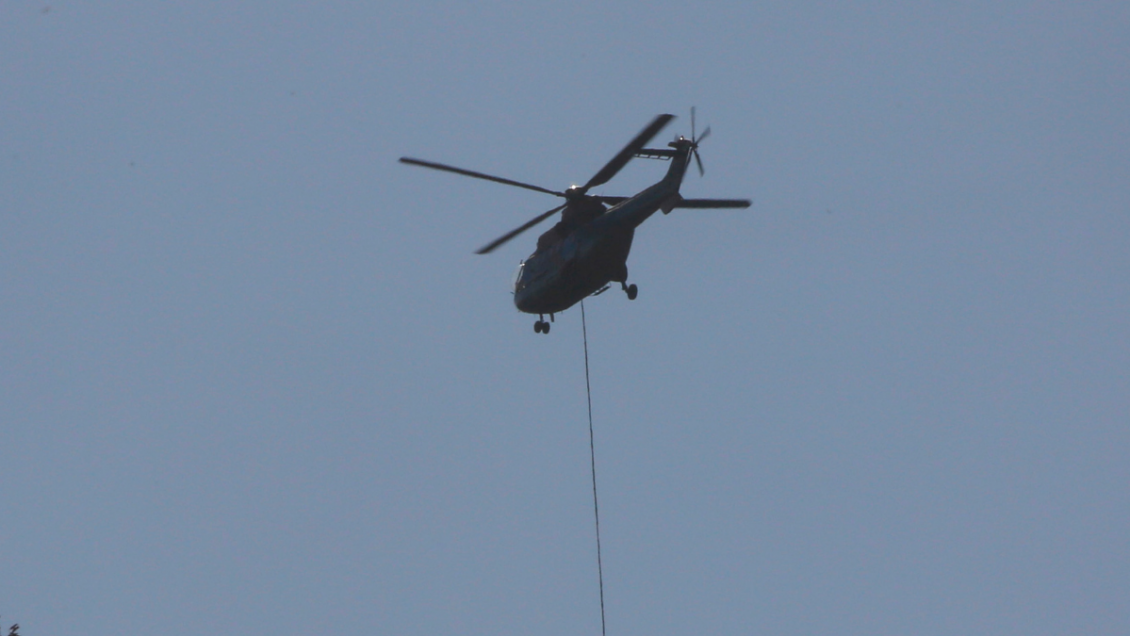 Helicóptero protagonizó accidente durante aterrizaje en San José de Maipo