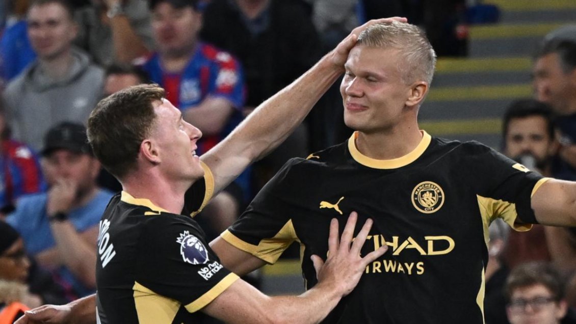 [VIDEO] No era Sansón: Haaland marcó dos goles a Crystal Palace tras su corte de pelo