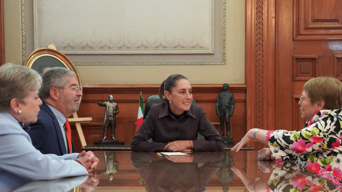 Bachelet se reunió con Sheinbaum en medio de complejo escenario por su candidatura ONU