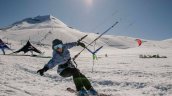 Corralco recibe nueva edición del SnowKite Fest con más de 100 deportistas