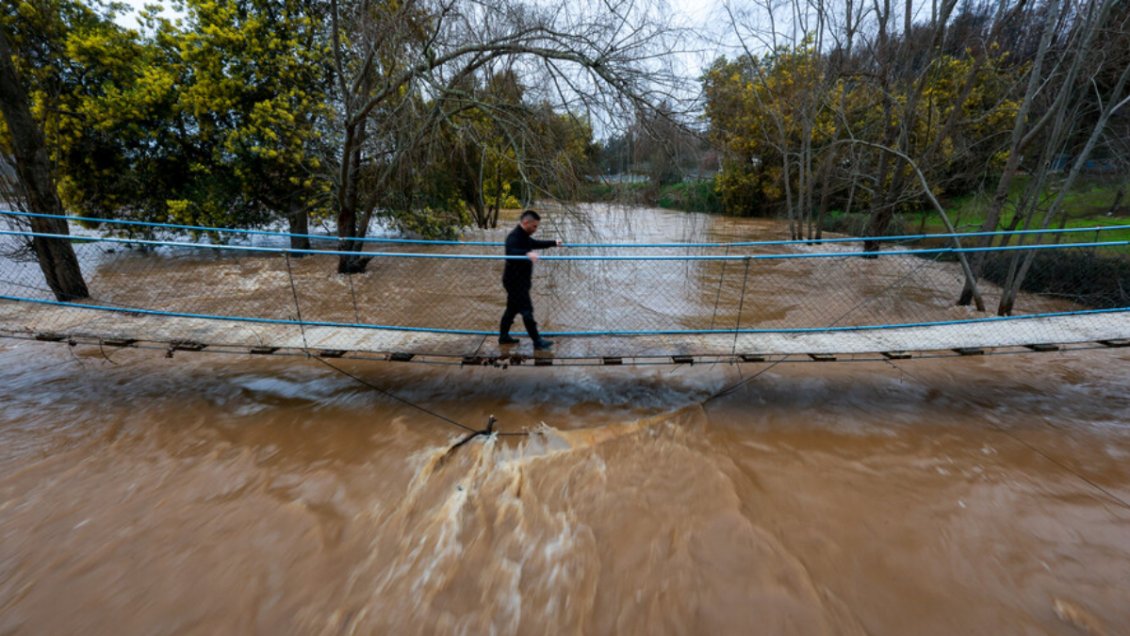 Alerta Amarilla en Concepción por crecida del río Andalién