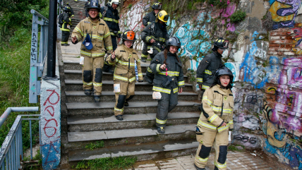 Más de 2.500 bomberos pusieron a prueba su resistencia en 