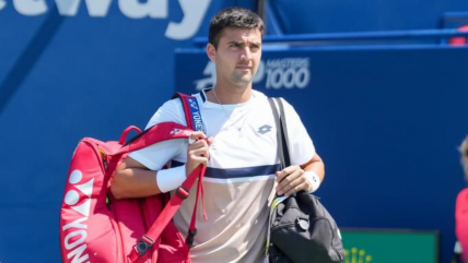   Tomás Barrios no pudo ante Alexander Blockx y se despidió del US Open en primera ronda 