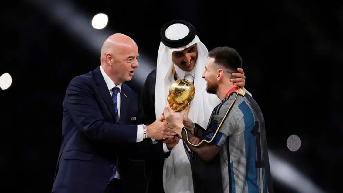 Infantino despidió a Messi de la selección argentina: 