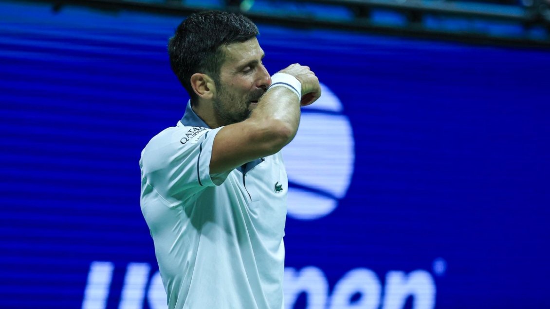[VIDEO] Novak Djokovic rompió en llanto en plena batalla en el US Open