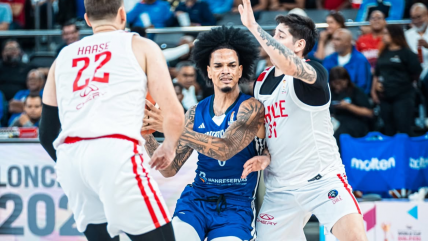   Chile sucumbió ante República Dominicana por las Clasificatorias de baloncesto 
