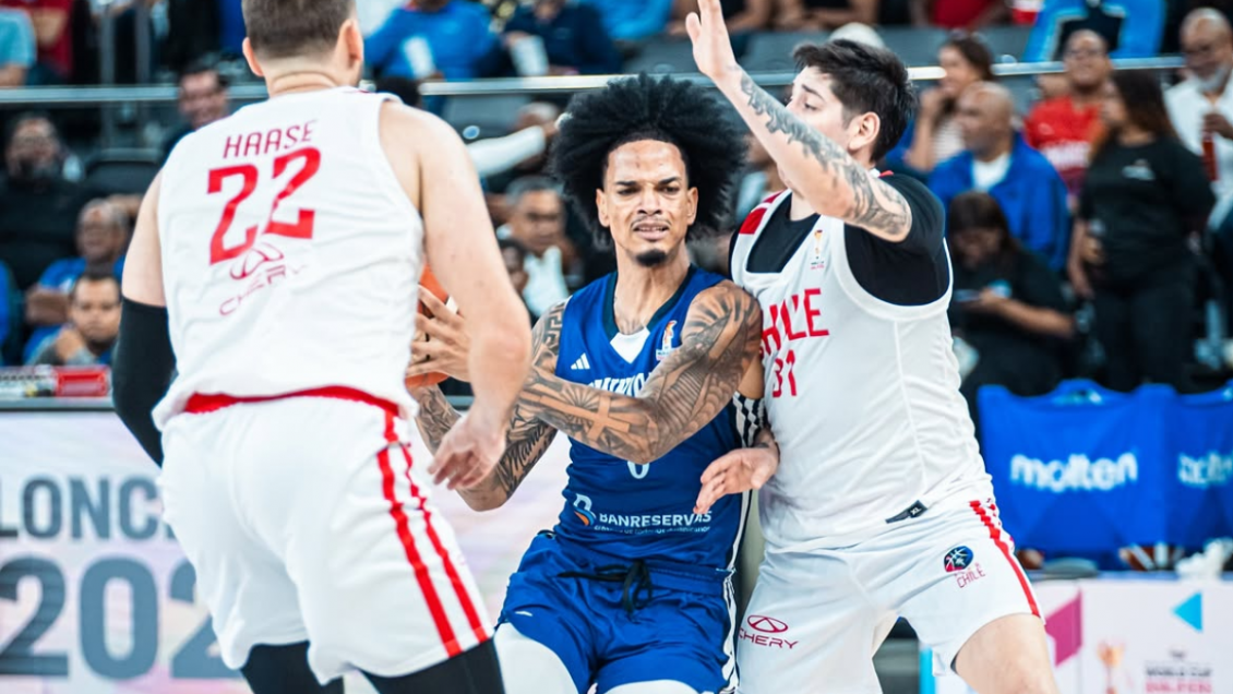 Chile sucumbió ante República Dominicana por las Clasificatorias de baloncesto