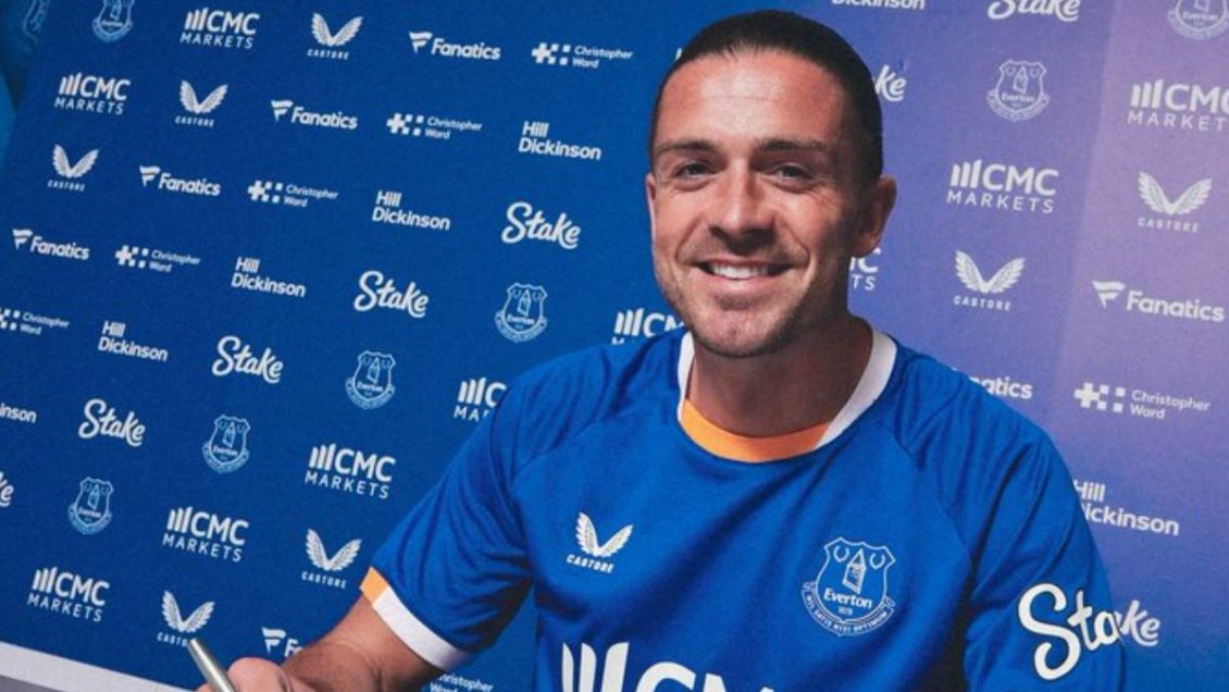 Jack Grealish regresó a Everton a préstamo hasta final de temporada
