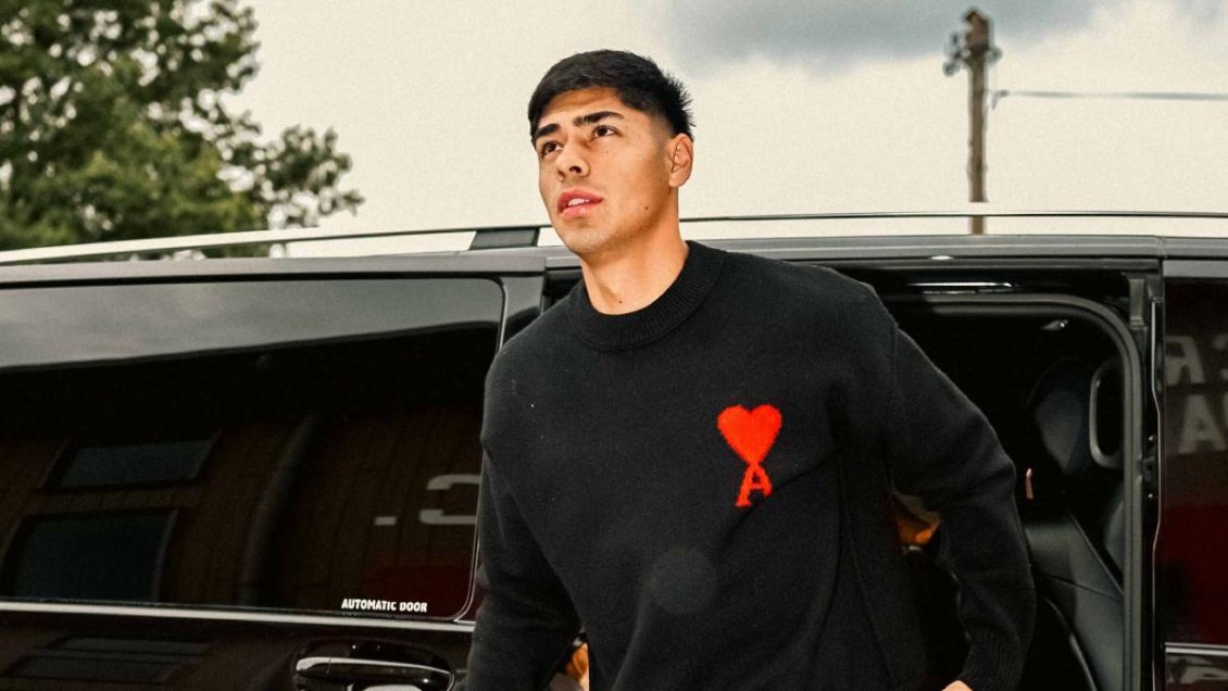 Darío Osorio vivió su primera jornada como jugador de Crystal Palace