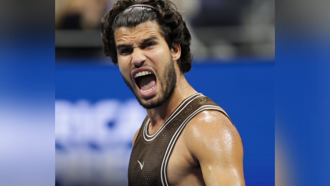Carlos Alcaraz evitó una sorpresa de Jaime Faria y avanzó a tercera ronda en el US Open