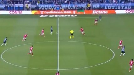   Maripán sufrió con Inter de Porto Alegre ante Gremio y quedó eliminado en la Copa de Brasil 