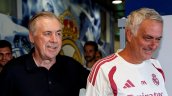 Ancelotti visitó a Real Madrid y elogió a Mourinho: Estoy contento de que esté aquí