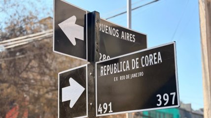   Recoleta dijo adiós a calle Río de Janeiro: ahora es República de Corea 