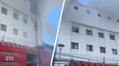Incendio destruyó el 85% de la histórica Casa de la Cultura de Coronel