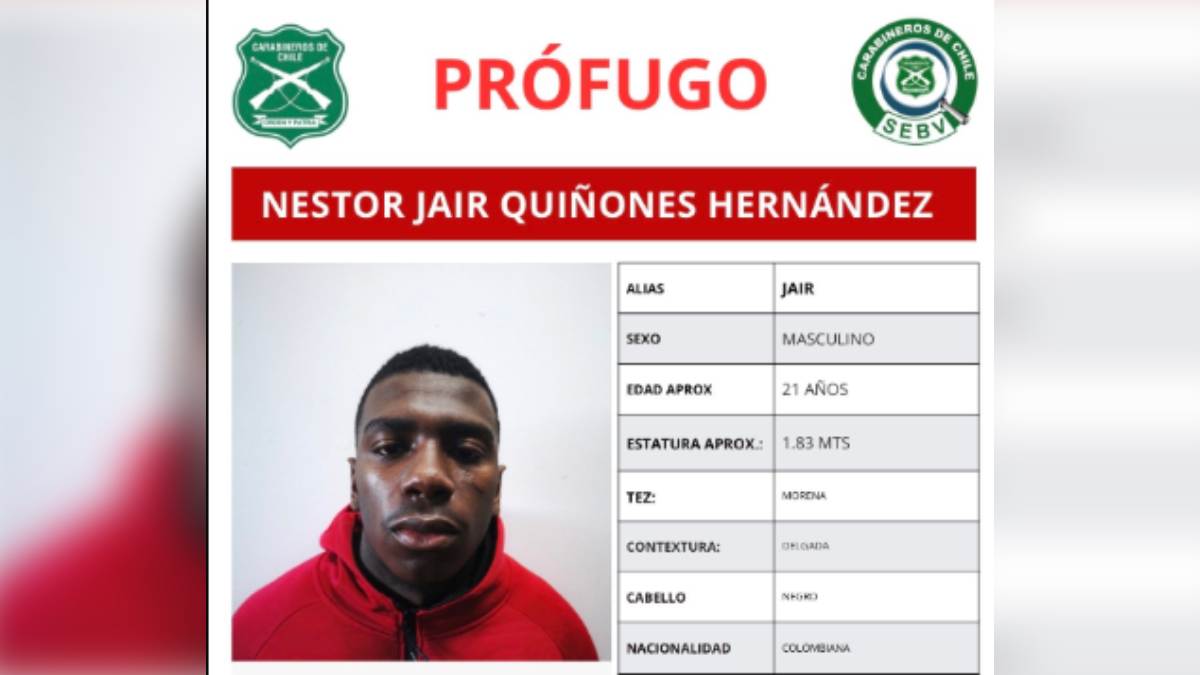 Delincuente condenado por homicidio se fugó tras salir a bautizo de su hijo en Copiapó