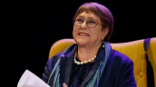 Bachelet reafirmó ante su equipo asesor de excancilleres que seguirá en su carrera a la ONU