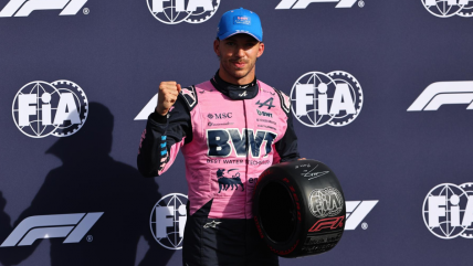 Pierre Gasly celebró su primera