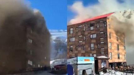   Incendió afectó a hotel en Termas de Chillán 