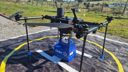   Supermercado prueba en Laja despacho de compras con drones 