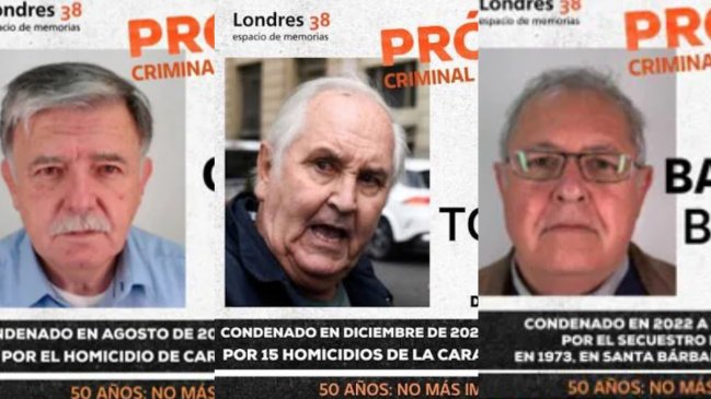Trece criminales condenados por DD.HH. siguen prófugos
