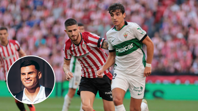 Lucas Cepeda sumó minutos en la igualdad de Elche ante Athletic Club